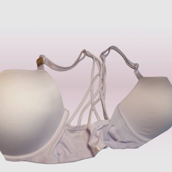 Victoria's Secret PINK Lavender Push-Up Bra (Front Closure), Size 32DD - Picture 1 of 2